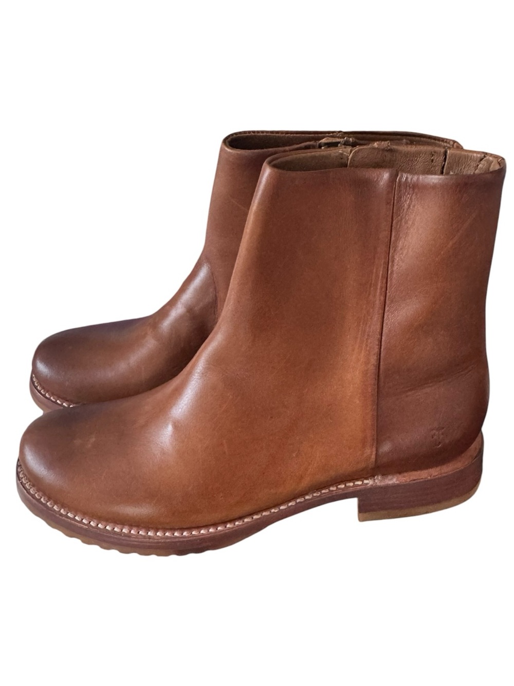 Frye Veronica Chelsea Boot 10 Brown Leather